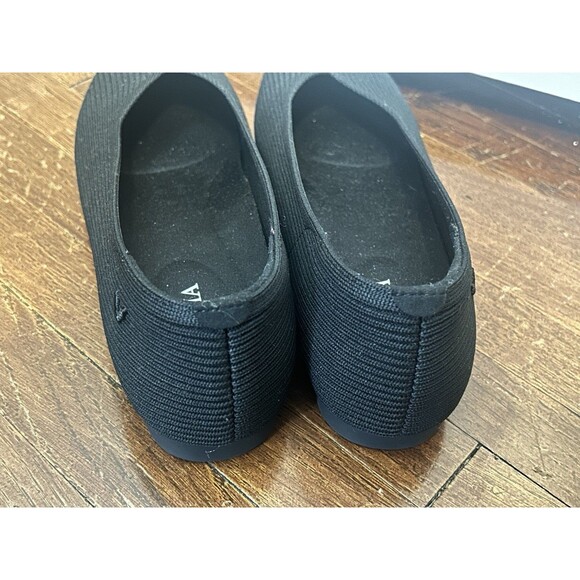 NWOT Vivaia Margot Square-Toe Black Cushioned Slip on Size 38.5 / 7.5 Business - Picture 5 of 9